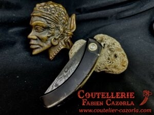 Couteau Corse pliant de poche  avec Lame Damas 10052502 – Image 5