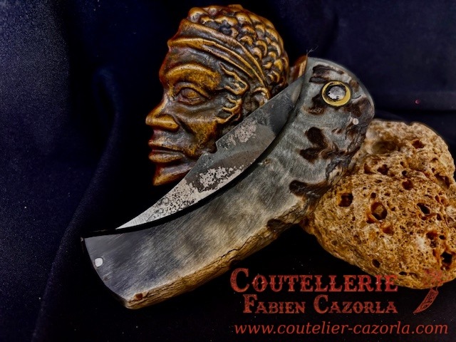 Couteau Corse traditionnel de berger Curnicciolu Fabianu 12122513S – Image 5