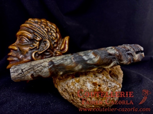 Couteau Corse traditionnel de berger Curnicciolu Fabianu 12122513S – Image 4