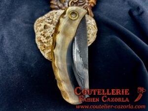 Couteau Corse avec Lame Damas couteau de poche 06102530 – Image 6