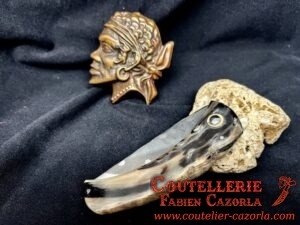 Couteau Corse traditionnel de berger Curnicciolu Fabianu 04062505 – Image 6
