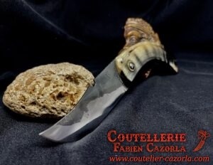 Couteau Corse traditionnel de berger Curnicciolu Fabianu  23052501