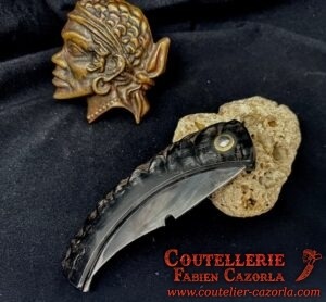 Couteau Corse traditionnel de berger Curnicciolu Fabianu 23052506 – Image 6