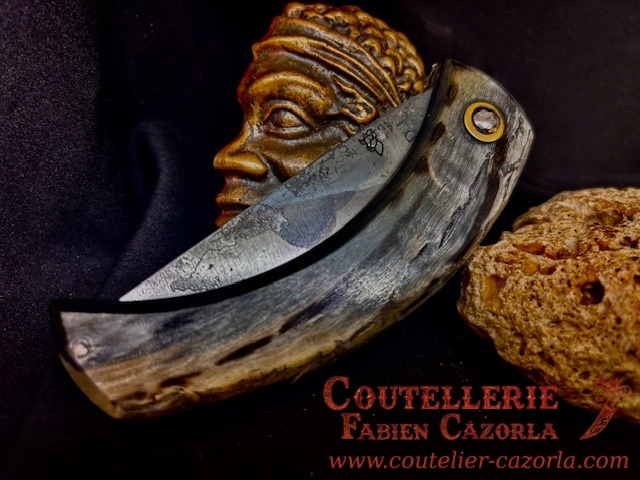 Couteau Corse traditionnel de berger Curnicciolu Fabianu 12122514S – Image 4