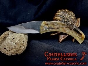 Couteau Corse traditionnel de berger Modèle Fabianu de poche 22052508 – Image 2