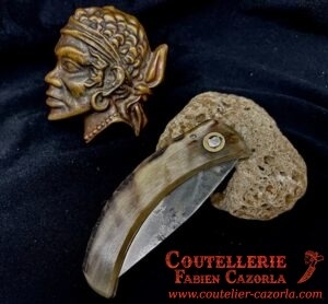 Couteau Corse traditionnel de berger Modèle Fabianu de poche 22052508 – Image 6