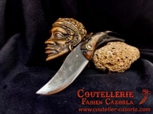 Couteau Corse traditionnel de berger Modèle Fabianu de poche 07072507