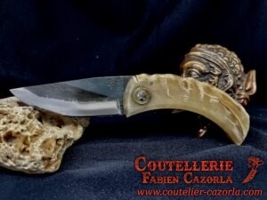 Couteau Corse traditionnel de berger Modèle Fabianu de poche 22052507 – Image 2