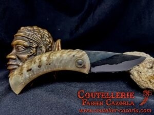 Couteau Corse traditionnel de berger Modèle Fabianu de poche 22052507 – Image 3