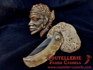 Couteau Corse traditionnel de berger Modèle Fabianu de poche 22052507 – Image 6