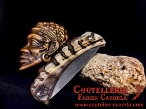 Couteau Corse traditionnel de berger Modèle Fabianu de poche 22072502 – Image 6