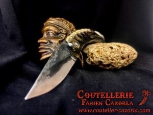 Couteau Corse traditionnel de berger Modèle Fabianu de poche 16082503
