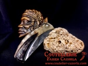 Couteau Corse traditionnel de berger Modèle Fabianu de poche 16082503 – Image 5