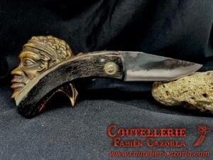 Couteau Corse traditionnel de berger Modèle Fabianu de poche 22052506 – Image 3