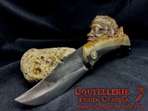 Couteau Corse traditionnel de berger Curnicciolu Fabianu 23052508