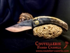 Couteau Corse traditionnel de berger Modèle Fabianu de poche 16082502 – Image 3