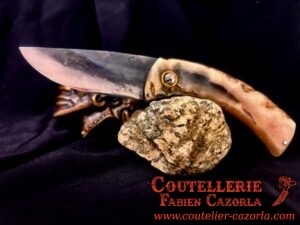 Couteau Corse traditionnel de berger Modèle Fabianu de poche 02102502 – Image 2