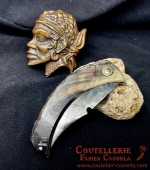 Couteau Corse traditionnel de berger Curnicciolu Fabianu 05062503 – Image 6