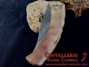 Couteau Corse traditionnel de berger Curnicciolu Fabianu 03052501 – Image 6
