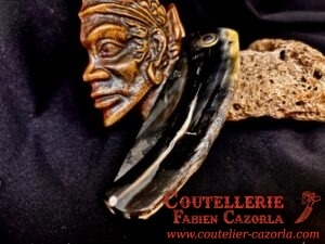 Couteau Corse traditionnel de berger Curnicciolu Fabianu 07072501 – Image 5