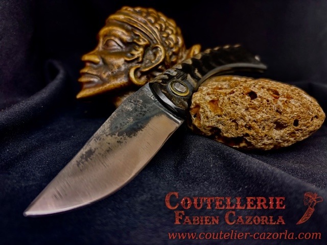 Couteau Corse traditionnel de berger Modèle Fabianu de poche 12122520S