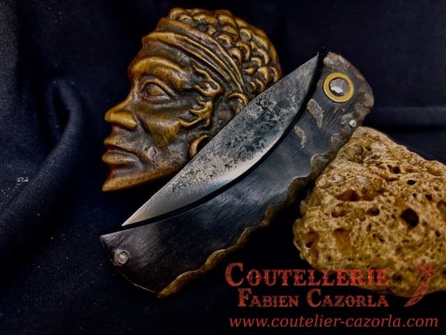 Couteau Corse traditionnel de berger Modèle Fabianu de poche 12122520S – Image 4