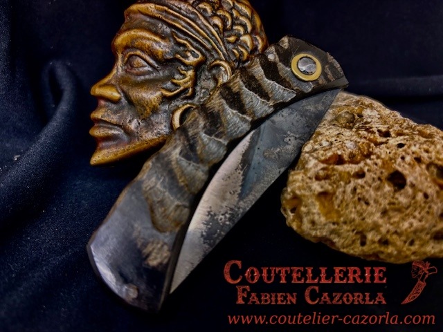 Couteau Corse traditionnel de berger Modèle Fabianu de poche 12122520S – Image 5