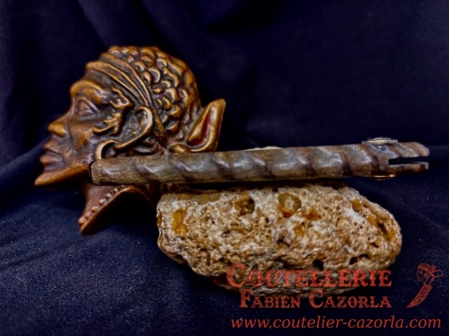 Couteau Corse traditionnel de berger Modèle Fabianu de poche 12122520S – Image 6