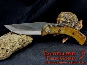 Couteau Corse traditionnel de berger Modèle Fabianu de poche 22052505 – Image 2
