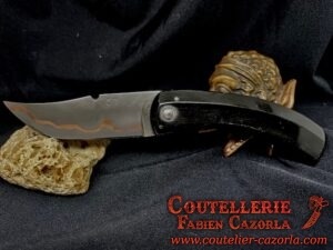 Couteau Corse Cazorla Labellisé Carbone Cuivre 23052502 – Image 2