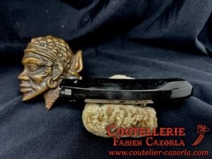 Couteau Corse Cazorla Labellisé Carbone Cuivre 23052502 – Image 4