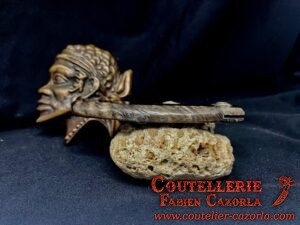 Couteau Corse traditionnel de berger Modèle Fabianu de poche 22052504 – Image 4