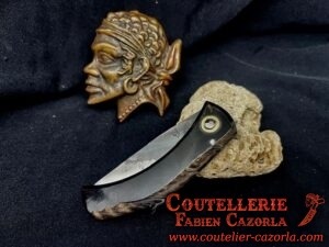Couteau Corse traditionnel de berger Modèle Fabianu de poche 22052504 – Image 5