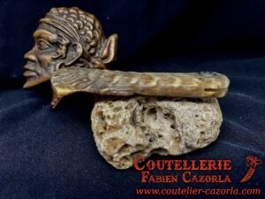 Couteau Corse traditionnel de berger Modèle Fabianu de poche 22052503 – Image 4