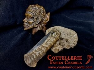 Couteau Corse traditionnel de berger Modèle Fabianu de poche 22052503 – Image 5