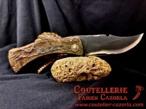 Couteau de berger Corse traditionnel Curnicciolu  Labellisé 07072508 – Image 3