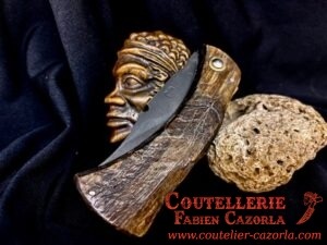 Couteau de berger Corse traditionnel Curnicciolu  Labellisé 07072508 – Image 6