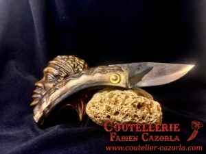 Couteau Corse traditionnel de berger Modèle Fabianu de poche 29072502 – Image 3