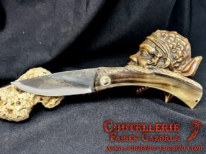 Couteau Corse traditionnel de berger Curnicciolu Fabianu  04062504 – Image 2