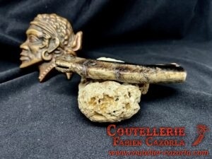 Couteau Corse traditionnel de berger Curnicciolu Fabianu  04062504 – Image 4