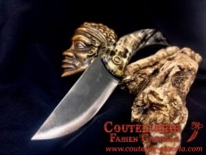 Couteau Corse traditionnel de berger Curnicciolu Fabianu 26082501