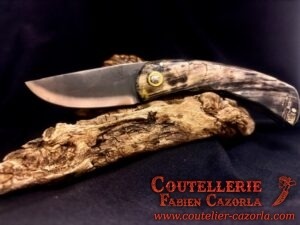Couteau Corse traditionnel de berger Curnicciolu Fabianu 26082501 – Image 2