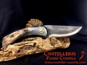 Couteau Corse traditionnel de berger Curnicciolu Fabianu 26082501 – Image 3