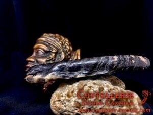 Couteau Corse traditionnel de berger Modèle Cazorla avec Lame Damas 29072503 – Image 4