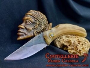 Couteau Corse traditionnel de berger Modèle Fabianu de poche 08112512