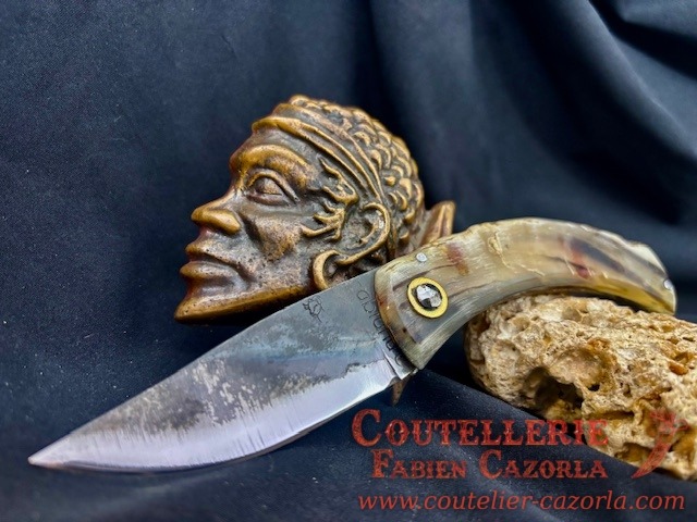 Couteau Corse traditionnel de berger Modèle Fabianu de poche 08112513