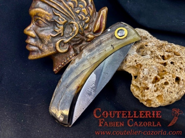 Couteau Corse traditionnel de berger Modèle Fabianu de poche 08112513 – Image 6