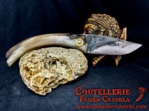 Couteau Corse traditionnel de berger Modèle Fabianu de poche 03102508 – Image 3