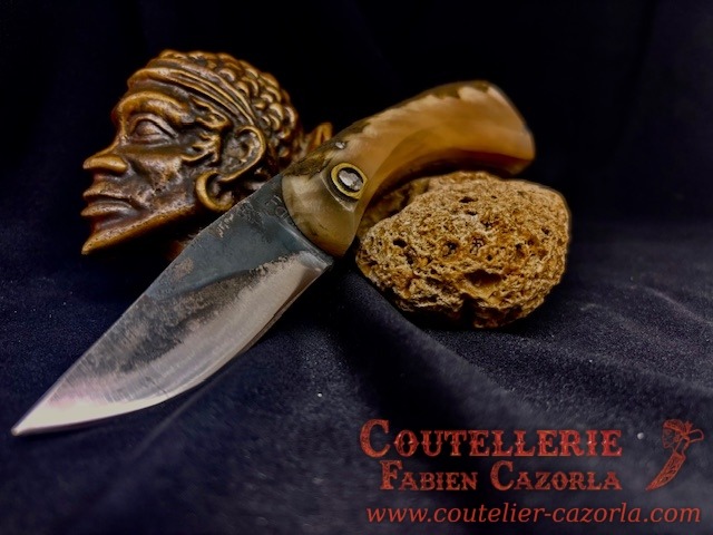 Couteau Corse traditionnel de berger Modèle Fabianu de poche 04122501S