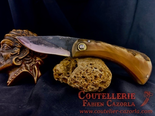 Couteau Corse traditionnel de berger Modèle Fabianu de poche 04122501S – Image 2